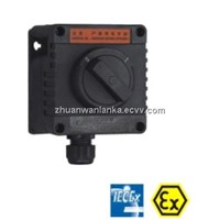 IEC &amp;amp; ATEX CZ0240/51 full plastic explosion-proof illumination switches