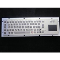 Kiosk/Industrial Metal PC Keyboard with touch board IP65
