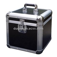 Metal Lock Aluminum Carrying Cases / Fireproof Case for Tool , Black 2mm EVA