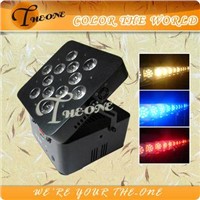 New 12/ 6pcs*15w 5in1 RGBWA LED Battery &amp;amp; Wireless Flat Par Can TH-250