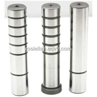 Oil groove head guide posts for die sets