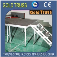 on Sale Aluminum Stage Folding Stage Steps Portable Stage Stair