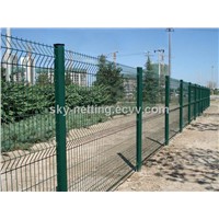 PVC Coated Security Fence, PVC Coated Curved Fence(Factory)