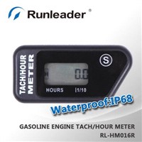 Record Max RPM tachometer hour meter