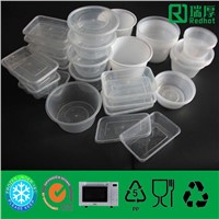 Rectangular and Round Shape Plastic Food Container