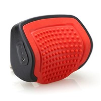 Red Color PU Pull-Push Car Headrest Massager