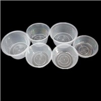 Round Shape PP Food Container with Lid 750ml 800ml 1000ml
