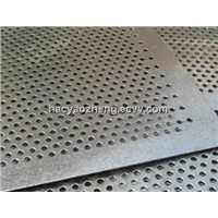 Round hole perforated iron plate