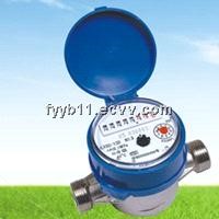 Single jet dry type brass water meter