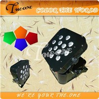 TH-250 12pcs or 6pcs *15w 5in1 RGBWA Battery Wireless Powered Flat LED Par Can