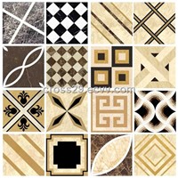 Water-jet Pattern, Magic Cube, Decorative Marble Tiles, Water Cutting Medallion, Interior Design