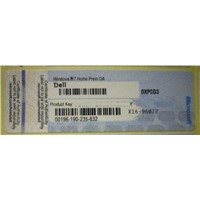 Win 7 Home Prem COA License, Dell License Sticker