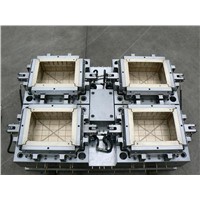 crate mould with 4 cavities