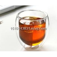 double wall wine glass cup