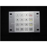 embedded  industrial Metal Non-Encryption Keyboard water-proof IP65
