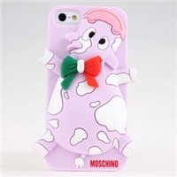 fashion and new 3D silicone Elephant desgin  cases for iphone 5G with practical accessory