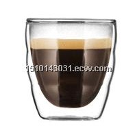 heat resistant borosilicate coffee cup
