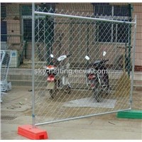 Temporary Construction Chain Link Fence Electro Galvanzied