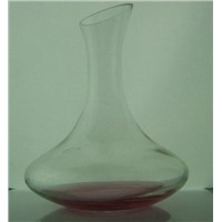 tranparent glass wine decanter handle and no handle decanter long neck round bottom decanter