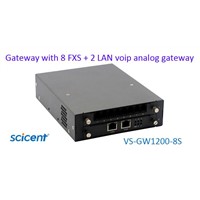 voip with 8 FXS ports analog gateway