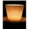 Glowing Ceramic Candle Jar, Candle Cup