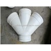 Plastic PVC straight cross over pipe fitting mould