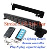 remote control multifunction strobe LED offroad light bar with strong magnet