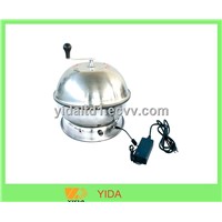 19 inch Bowl Motor and Hand Driven Stainless Steel Leaf Trimmer