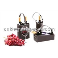 Leather Wine Carrying Box, Wine Rack(Leather Made)