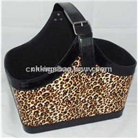 Leopard pattern PU leather storage gift box(Magazine storage box as well)