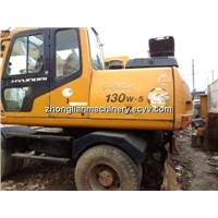 Used Hyundai R130W-V Wheel Excavator 13Ton