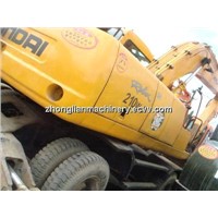 Used Hyundai R210W-V Wheel Excavator 21T