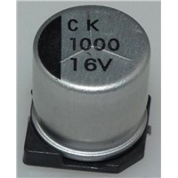 16v1000uF 10X10.5 aluminum electrolytic capacitor with SMT