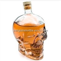 180ml CrossBones Liquor Glass Bottle