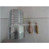 1/2-8 galvanized steel kings nipples plating yellow or copper plating