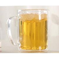2014 new design handmade double wall glass cup