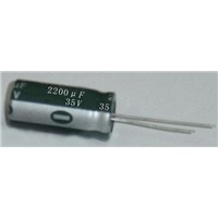 35v2200uF 13X26 aluminum electrolytic capacitor with low ESR