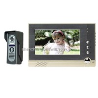 7 inches Color LCD Video Door Phone intercom