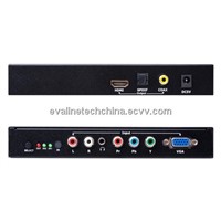 Component Video YPbPr VGA To HDMI Converter