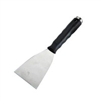 Japanese pattern scraper with plastic handle, stainless steel blade