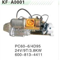 KOMATSU Excavator PC60-6/4D95 Starter Motor 600-813-4411