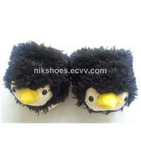 Kids Plush Slippers with Animal Penguin Style