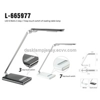L3-665977 LED desk lamp with touch dimmer switch and good for reading