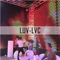 LUV-LVC high stability soft led video curtain led curtain light