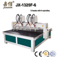 JX-1325F-6 JIAXIN Woodworking cnc router with multi-head