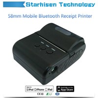 New arrival 58mm Mobile Bluetooth Thermal Receipt Printer USB+Bluetooth interface for Android&iOS