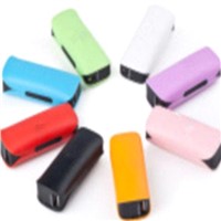 Nude Packing 2600mAh Mobile Power Bank with LED for Iphone & Mobilephone