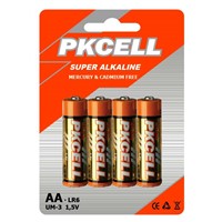 PKCELL Super Alkaline Battery LR6 AA size