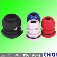 IP 68 PG type Nylon cable gland to fix cable range 3-40mm for electrical control box, machine,