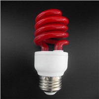 Red Color Half Spiral Energy Saving Lamp